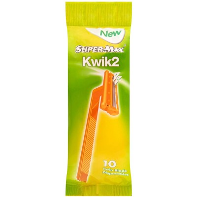 Super-Max Kwik 2 Razors - 10 x 12